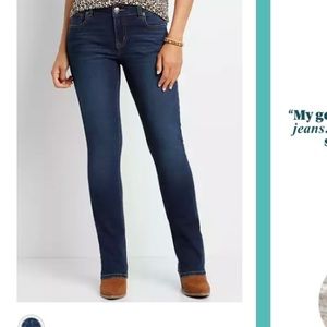 Maurice’s classic slim boot mid rise jeans